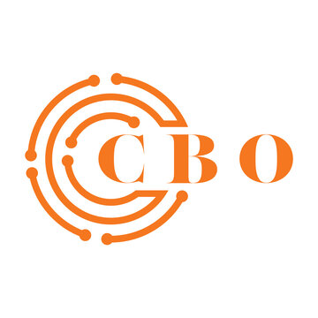 CBO letter design. CBO letter technology logo design on white background. CBO Monogram logo design for entrepreneur and business