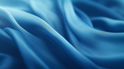Obraz premium luxury blue fabric texture for background.