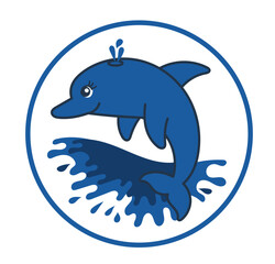 Schwimmabzeichen Delfin