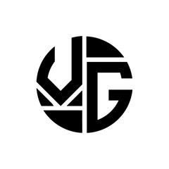VG letter logo creative design. VG unique design.
