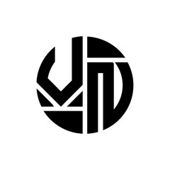 VN letter logo creative design. VN unique design.
