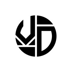 VO letter logo creative design. VO unique design.
