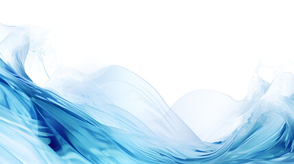 Stunning wave scenery for design. Sea Watercolor Background,abstract blue background.AI Generative 