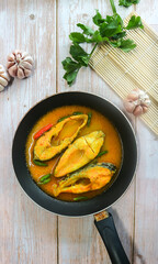 pan fish curry 