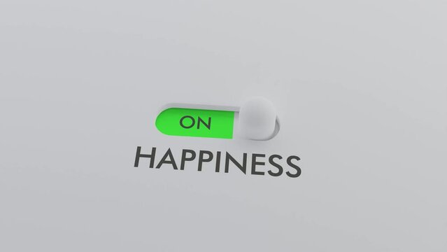 Switching on the HAPPINESS switch