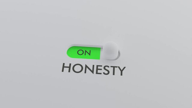 Switching on the HONESTY switch