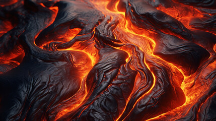 Molten lava background texture
