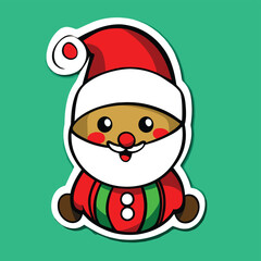 chrismas stickers clipart - Kidut