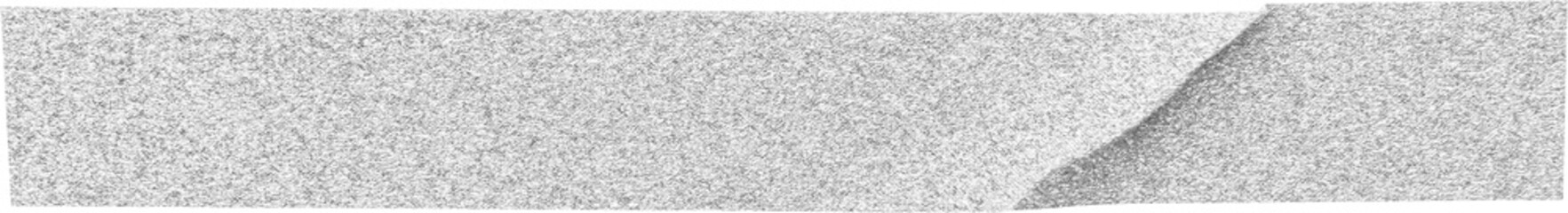 Silver glitter tape strip isolated on white background