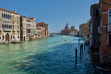 Fototapeta na wymiar Grand Cannale in Venice, Italy 