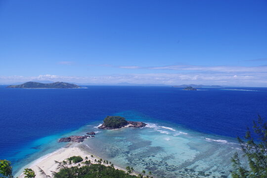 Views from Monuriki Island, Fiji (Castaway Movie Island)