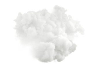 Pure clouds stratosphere creativity shapes isolated transparent background 3d render png