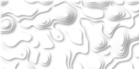 Obraz premium Black-white background from a line similar to a. Natural printing illustrations of Map in Contour Line Light topographic topo contour map and Ocean layers, flat fiber structures, holes, macro texture
