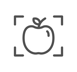 Artificial intelligence related icon outline and linear vector.