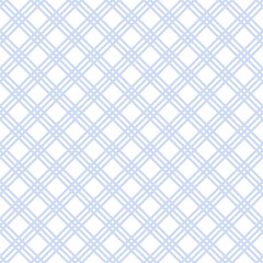 Seamless Geometric Checked Light Blue Pattern.