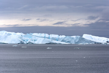 Arctic, Icebergs in Disko Bay, Greenland, Denmark