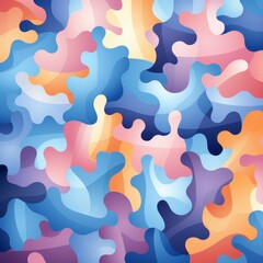 Fond puzzle couleur 