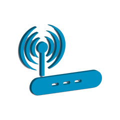 Wifi router icon. Collection of vector symbol in trendy 3D style PNG file