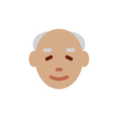 Old Man: Medium-Skin Tone