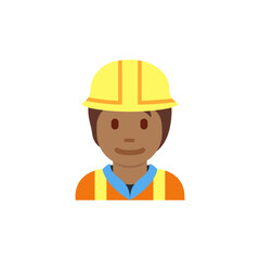 Construction Worker: Medium-Dark Skin Tone