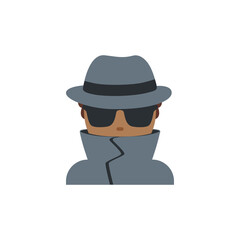 Man Detective: Medium-Dark Skin Tone 