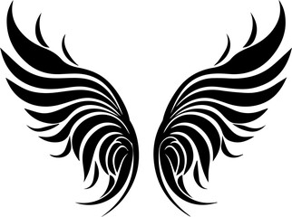 Fototapeta premium Heavenly, divine wings, celestial beings, ethereal feathers, spiritual symbolism, angelic grace, heavenly messengers, guardian angels, divine protection, celestial realm, winged creatures, seraphic be