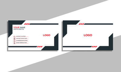 Professional Corporate Business Card Layout