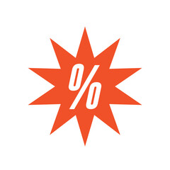 This is a vector discount icon