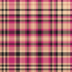 Vector texture check of seamless fabric tartan with a pattern background plaid textile.