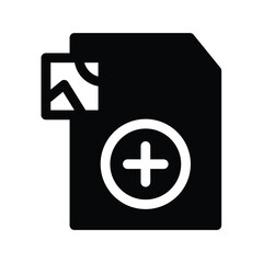 Obraz premium Document and file type icon