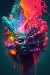 epic art with crazy colours