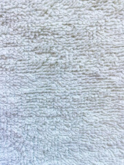 close up white fabric textured background