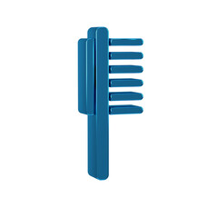 Blue Pets vial medical icon isolated on transparent background. Prescription medicine for animal.