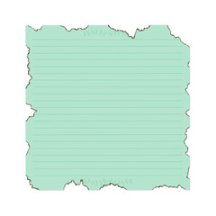 Square Stationery Paper with Burned Edges