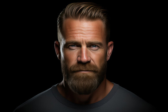 Ageless Charm: Portrait of a Confident 40-Something Man