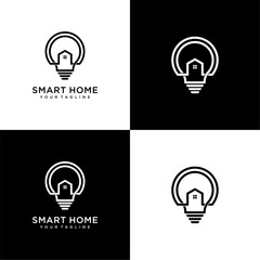 Smart home logo desaign