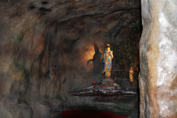 Quan Yin deity angel or Kuan Yin chinese mercy goddess for thai people travel visit and respect...