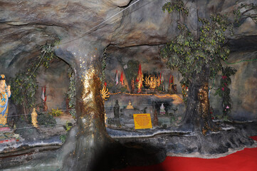 Quan Yin or Kuan Yin chinese mercy goddess for thai people travel visit and respect praying wish...