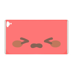 シンプル板チョコ　困る⭐︎PNG