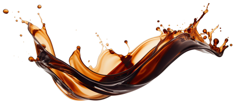 Soy sauce splash, cut out