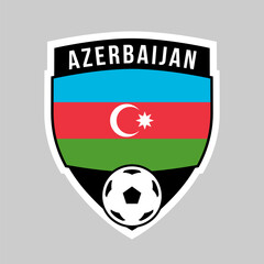 Shield Football Team Badge of Azerbaijan