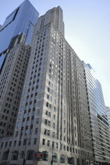 Fototapeta na wymiar Architecture in the downtown of Chicago, USA