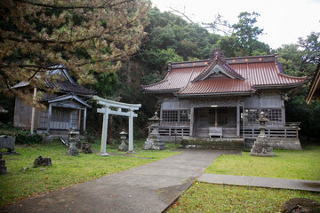 Temple in the city of Ogi on the island of Sado.