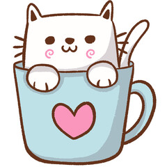 cat in cup