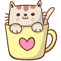 cat in cup