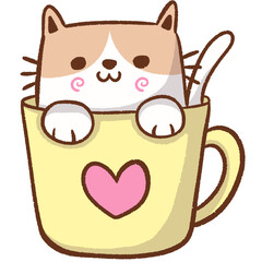 cat in cup