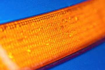 Water condensation in a car's turn signal headlight