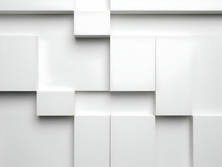 Obraz premium Abstract white and grey background, stripes background with geometric shape, white dotted background, white background