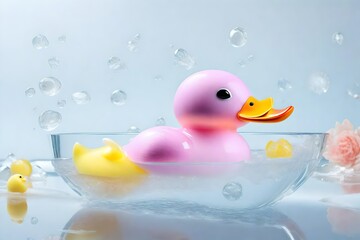 rubber duck in the bath