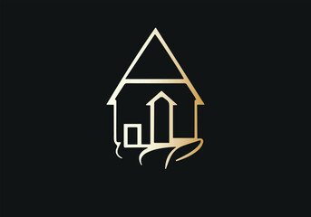 House logo design vector template. Editable vectors. Icon symbol vector EPS 10.